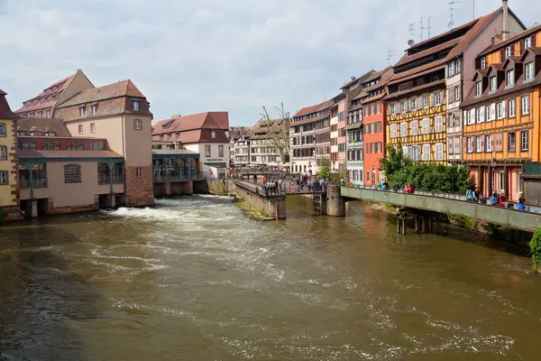 stock image Panoramic view of Strasbourg, Alsace, France