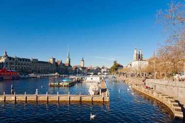 Eski Zürih, İsviçre Alpleri, İsviçre 'nin panoramik manzarası