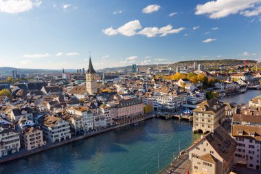 Panoramik Zürih Şehri, İsviçre