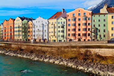 Innsbruck Panoramik Manzarası, Avusturya Alpleri, Avusturya