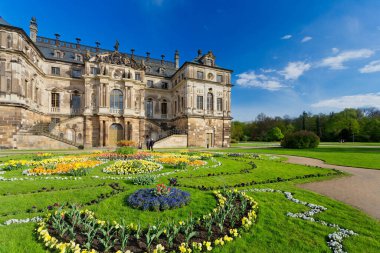 Dresden, Saksonya, Almanya 'daki Büyük Bahçe Parkı' nda.