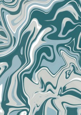 Sıvı mermer dokusu arka planda. Renkli mermer doku, mavi renkli sıvı boya dokusu. Tekstil ve iç mekanlar için moda illüstrasyon. Kış konsepti