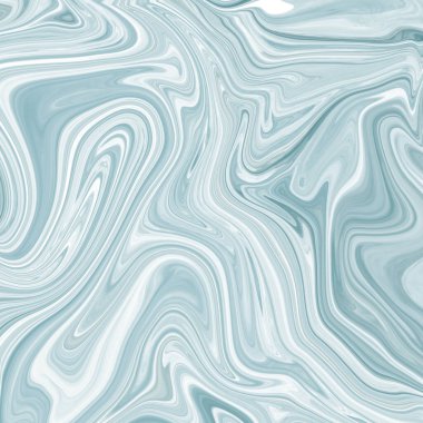 Sıvı mermer dokusu arka planda. Renkli mermer doku, mavi renkli sıvı boya dokusu. Tekstil ve iç mekanlar için moda illüstrasyon. Kış konsepti