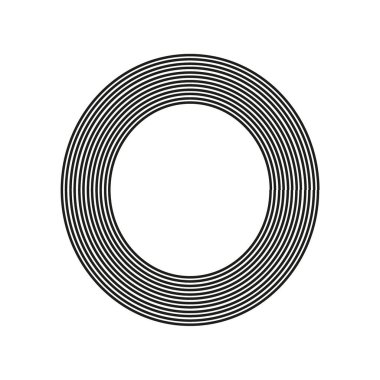 Sancak tasarımı için düz orta yüzyıl kemeri. Minimalist vektör çizimi. Peyzaj arka planı. İzole vektör çizimi. Boho tarzı. Moda posteri. Soyut geometrik dekoratif arkaplan.