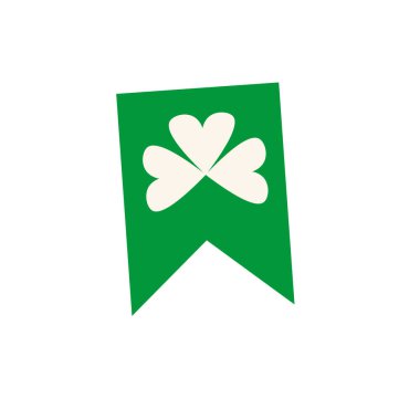 Patrick clover. Patrick ikonu. Vektör sanatı. Geleneksel tasarım. Doğa konsepti. Grafik tasarım ögesini kavra.