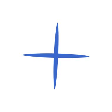 El çizimi parlak yıldız. Kutlama tasarımı için elle çizilmiş soyut bir çizim. Geometrik şekil.