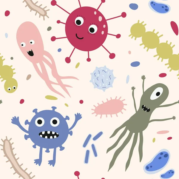 Microorganism Drăguț Izolat Fundal Alb Germeni Infecţioşi Protişti Microbi Boli — Fotografie, imagine de stoc