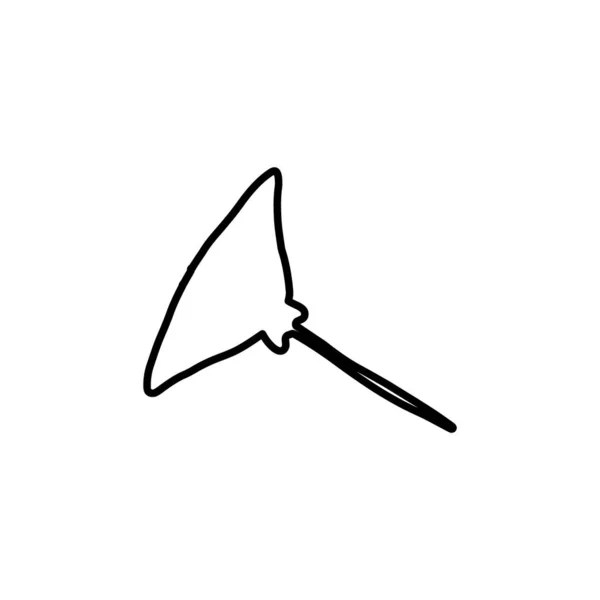 Stingray Kala Character Mustanmeren Eläin Syvällä Taustalla Villieläinten Kuvitus Vektoriesimerkki — vektorikuva