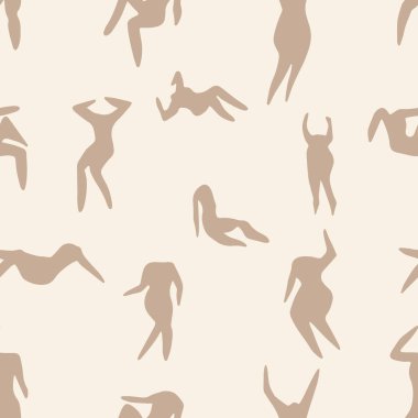 Matisse insanları siluetleri pürüzsüz. Henri Matisse soyut figürleri farklı pozlarda.