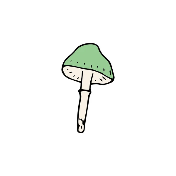 Mushroom Отличный Дизайн Любых Целей Дудл Векторная Иллюстрация Съедобные Грибы — стоковый вектор