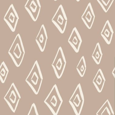 Soyut Organik Şekiller Kusursuz Desen. Minimalist orta çağ tarzında Pastel boho geçmişi. Ev dekorasyonu için kusursuz iz.