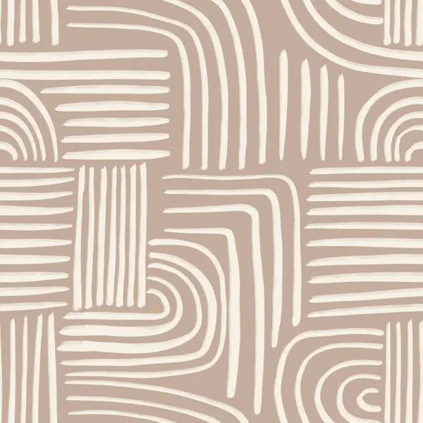 Soyut Organik Şekiller Kusursuz Desen. Minimalist orta çağ tarzında Pastel boho geçmişi. Ev dekorasyonu için kusursuz iz.