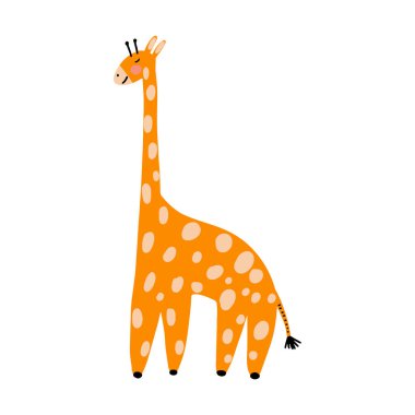 Salyangoz hayvanı. Parlak renkli çocuksu bir iz. Anneler Günü için sevimli bir hayvan. Renkli çocuklar vektör illüstrasyonu