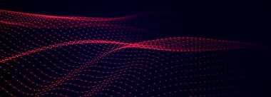 Soyut teknoloji geçmişi. Büyük veri dijital kodu. Fütürist noktalar arka planı. 3d oluşturma