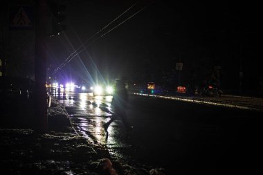Ukrayna 'da yaya geçidinde elektrik kesintisi. Rus saldırısına karşı Ukrayna 'nın karşılaşması