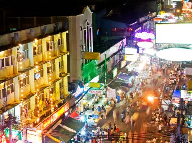 Yazın Bangkok 'ta gece hayatı