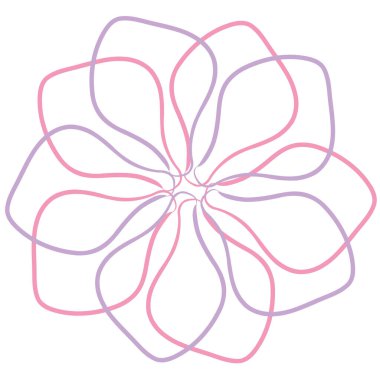 Yaprakları kıvrımlı bir çiçek çiçeği