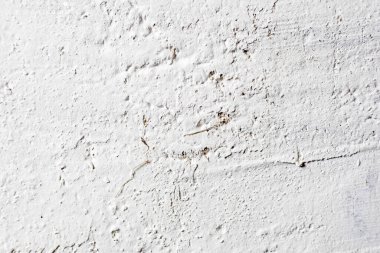 background of white concrete wall with white plaster, horizontal