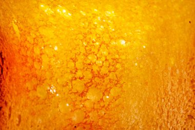 abstract background from a hot slice of toasted white bread closeup