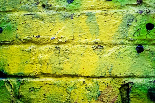 Abstract Background Brick Walls Covered Light Green Paint Horizontal — Stock Photo, Image