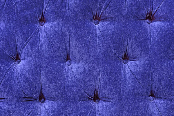 Абстрактная Современная Богатая Синяя Бархатная Ткань Обивки Мебели — стоковое фото