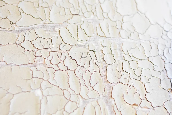 Abstract Beige Background Cracked Scuffed Faux Leather Horizontal — Stock Photo, Image