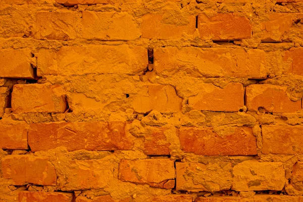 Abstrakcyjne Naturalne Teksturowane Brązowe Cegły Ściany Tła — Zdjęcie stockowe