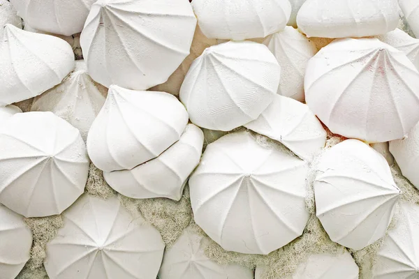 Weiße Appetitliche Vanille Marshmallows Dekoration Für Den Urlaub Süßwaren — Stockfoto