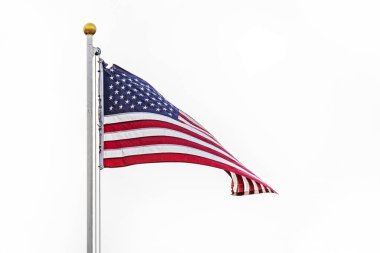  Gökyüzüne karşı Amerikan bayrağı. Ukrayna ve İsrail 'e destek. Terarizm yok.