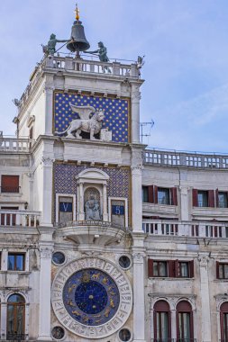 Eylül 2023 'te Venedik' te taş aslan heykeli