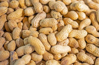 Olgun fıstıkların ağırlıklarına göre soyut arkaplanı