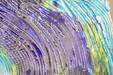 Modern bir iç mekanda soyut seramik güzel bir yüzey