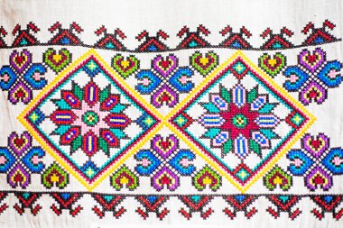 Batı Ukrayna 'nın geleneksel çiçek işlemeli desenleri. Gelenekler ve adetler