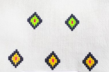 Batı Ukrayna 'nın geometrik işlemeli desenleri, gümrükleri vurguluyor