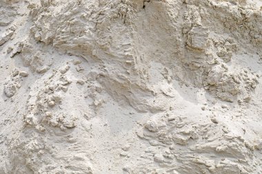 background of white river sand for use in construction