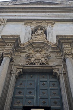 Palermo 'daki San Giuseppe Kilisesi' nin Barok Perade 'si. 