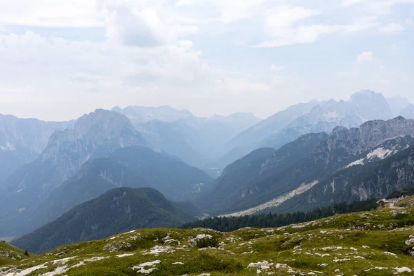 Beutiful Lanscape Σλοβενική Άλπεις Mangart Mount Υψηλής Ποιότητας Φωτογραφία — Φωτογραφία Αρχείου