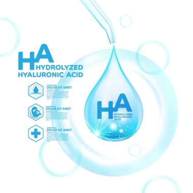 Hidrolize edilmiş hiyalürik asit serumu Cilt Bakımı Kozmetik