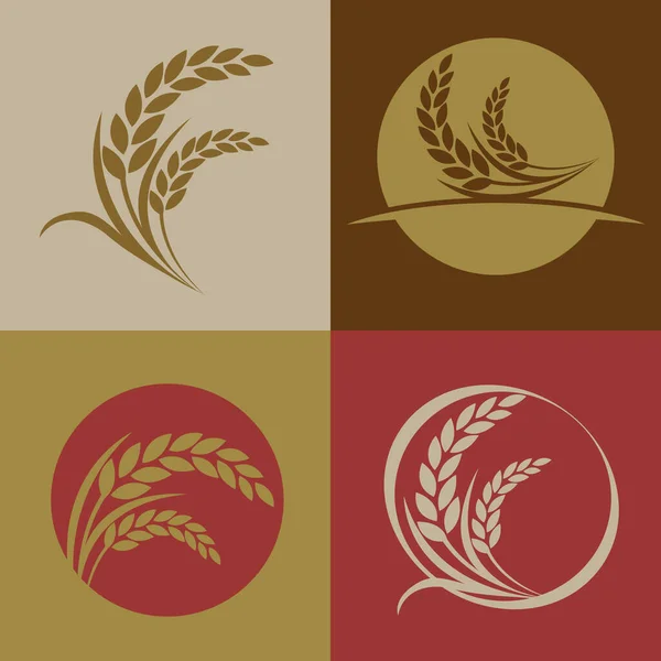 Векторна Іконка Вуха Пшениці — стокове фото