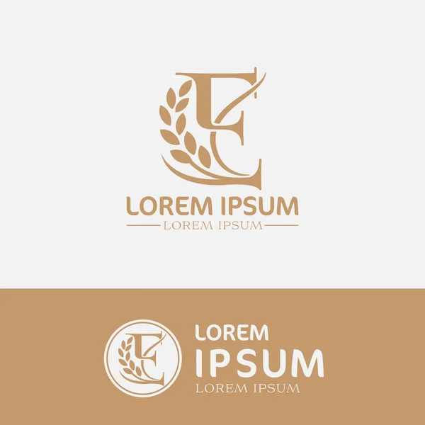 Bokstav Logotyp Ikon Designmall Element — Stockfoto