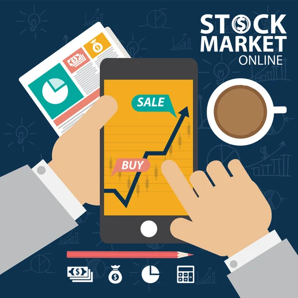 Mercado Valores Concepto Inversión —  Fotos de Stock