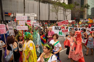 SO PAULO (SP), 10-29-202Lula, Alckmin ve Haddad Av 'a yapılan yürüyüşe katıldılar. Paulista, SP, bu Cumartesi öğleden sonra (29) ve eski Uruguay Cumhurbaşkanı Jos Mujica 'nın özel katılımıyla