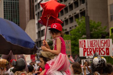 SO PAULO (SP), 10-29-202Lula, Alckmin ve Haddad Av 'a yapılan yürüyüşe katıldılar. Paulista, SP, bu Cumartesi öğleden sonra (29) ve eski Uruguay Cumhurbaşkanı Jos Mujica 'nın özel katılımıyla