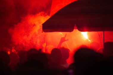 SO PAULO (SP), 10 / 30 / 2022Bu Pazar gecesi Avenida Paulista 'da toplanan seçmenler, Luiz Incio Lula da Silva' nın (PT) cumhurbaşkanlığına zaferini kutladı..