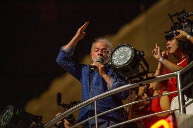 SO PAULO (SP), 10 / 30 / 202Luiz Incio Lula da Silva (PT) to the Republic Cumhurbaşkanlığı, 2022 seçimlerinin zaferini kutluyor, Brezilya Cumhuriyeti Cumhurbaşkanı