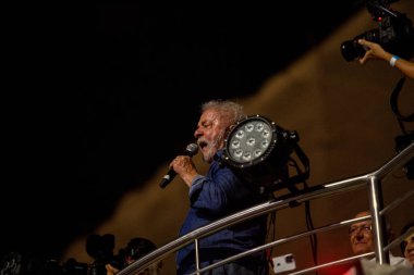 SO PAULO (SP), 10 / 30 / 202Luiz Incio Lula da Silva (PT) to the Republic Cumhurbaşkanlığı, 2022 seçimlerinin zaferini kutluyor, Brezilya Cumhuriyeti Cumhurbaşkanı