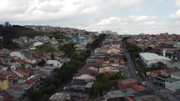 Paulo 2022 Вид Воздуха Гуарульос Бразилия — стоковое видео