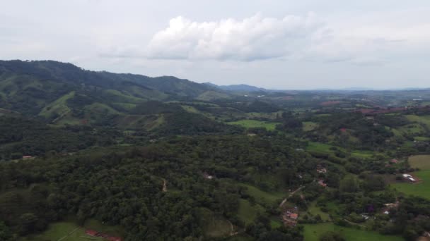 Cambu Minas Gerais Brazil11 2022Aerial View Rural Aria — Vídeo de Stock