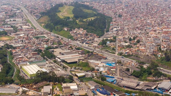 Brasilien Sao Paulo November 2022 Luftaufnahme Der Stadt Guarulhos — Stockfoto