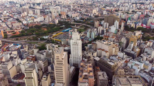 Sao Paulo Brasil Noviembre 2022 Vista Aérea Del Edificio Banespa — Foto de Stock